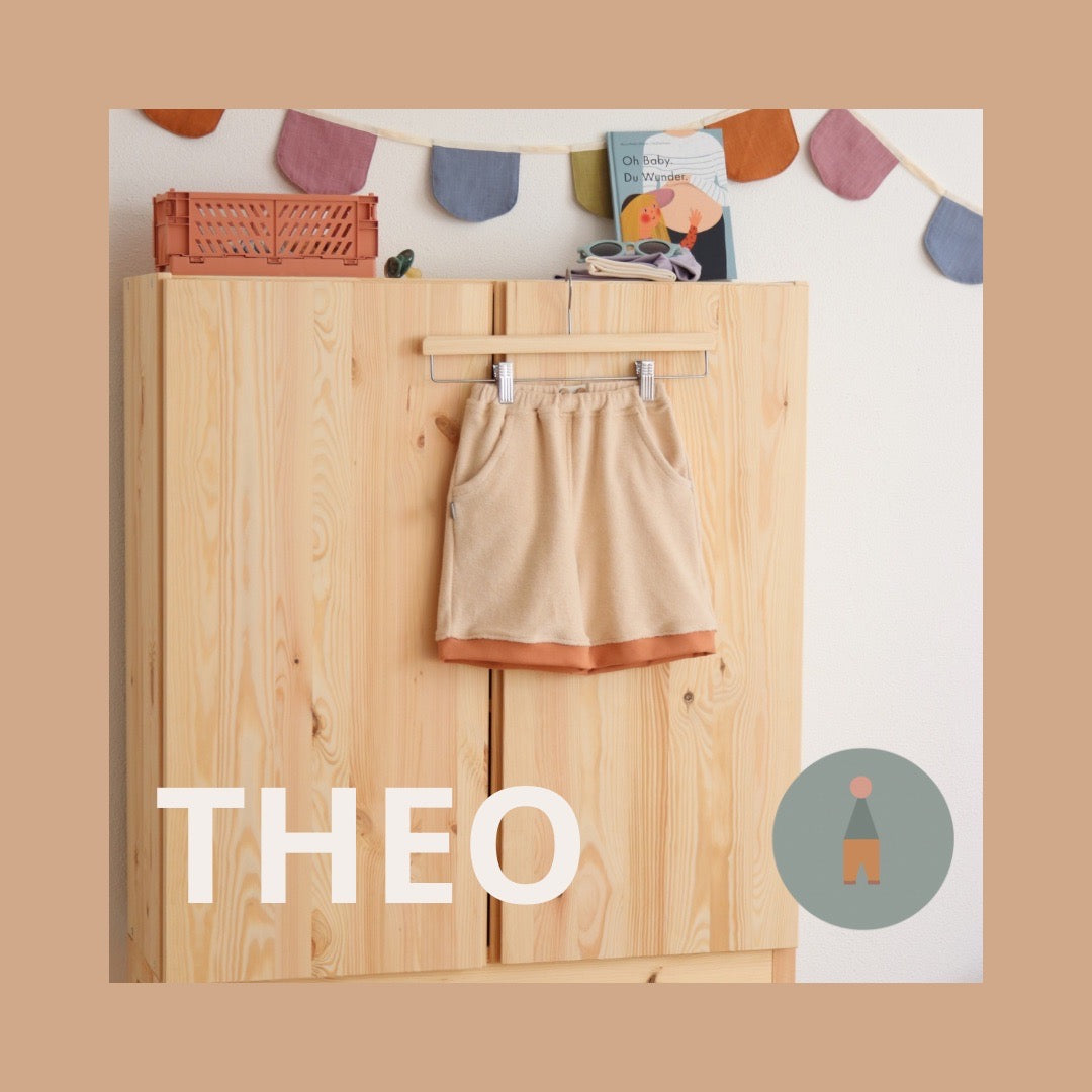 Faire Kinderkleidung I kurze Mitwachshose THEO